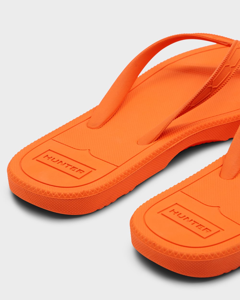 Hunter Original Flip Flops - Shop Online Womens Orange - VNUYOE830